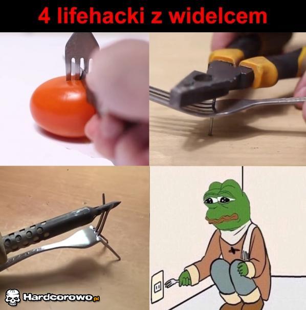 4 lifehacki z widelcem  - 1