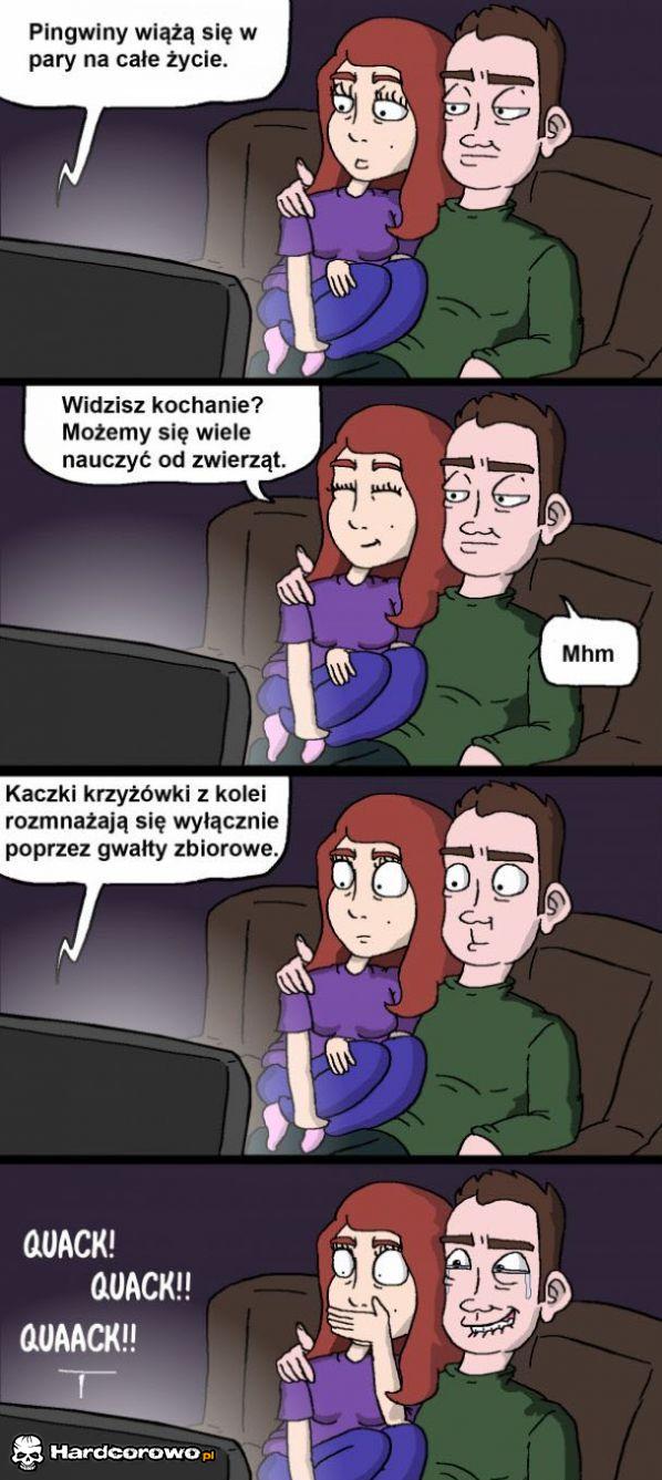 Oglądanie tv z dziewczyną - 1