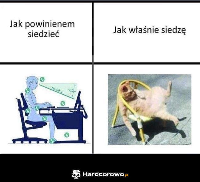 Jak powinienem siedzieć - 1