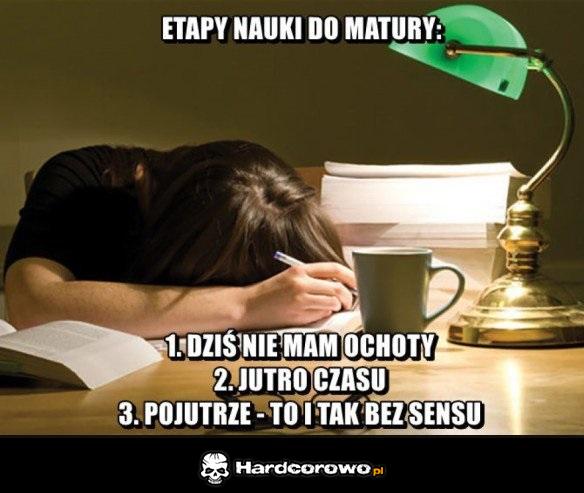 Etapy nauki - 1