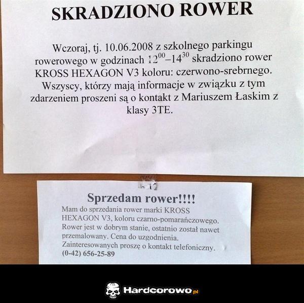 Skradziony rower  - 1