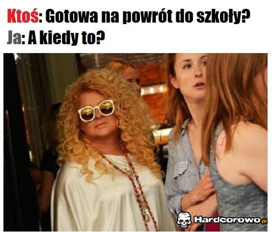 Powrót do szkoły - 1
