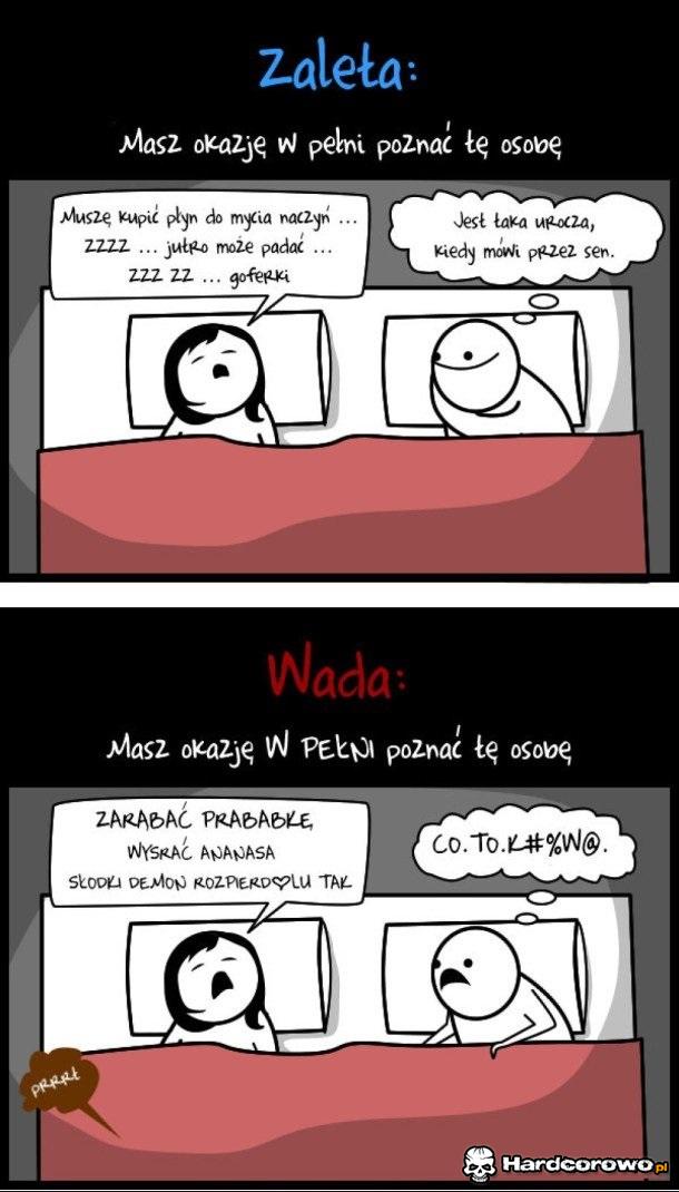 Zalety mieszkania z drugą połówką - 1