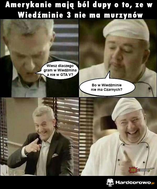 Amerykanie mają ból dupy bo w Wiedźminie 3 nie ma murzynów  - 1