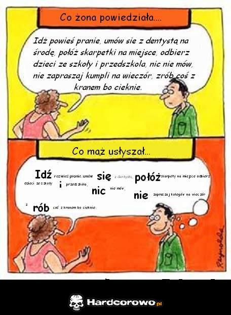 Co żona powiedziała  - 1