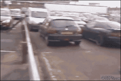 Wygłupy na parkingu - 1