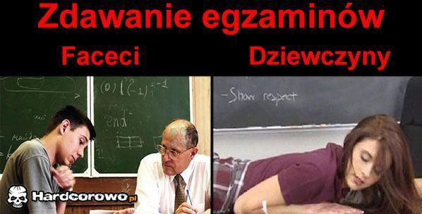 Zdawanie egzaminów - 1