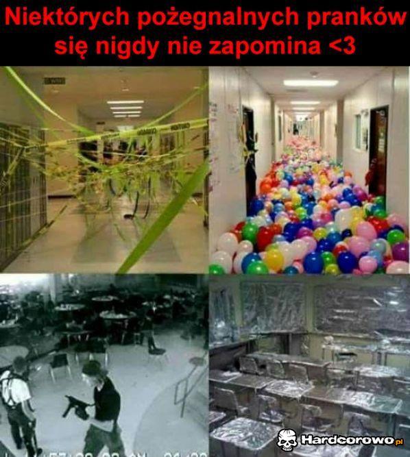 Pożegnalne pranki  - 1