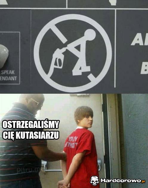 Bieber nie mógł się powstrzymać - 1