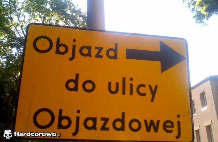 Objazd do ulicy objazdowej - 1