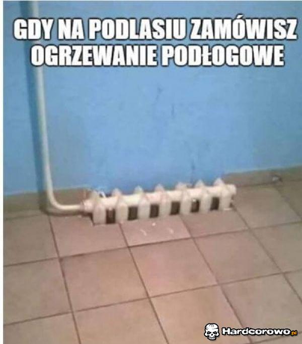 Ogrzewanie podłogowe - 1