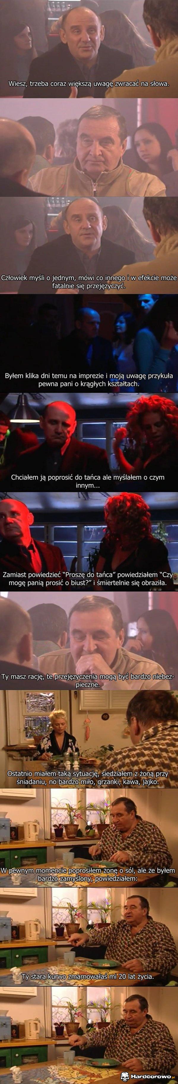 Uwaga na słowa - 1