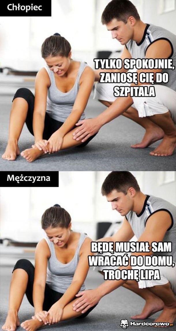 Chłopiec vs mężczyzna - 1