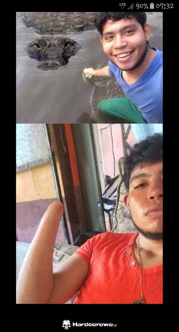 Selfie z krokodylkiem - 1