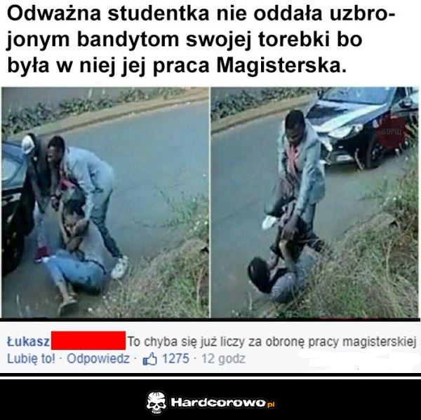 Odważna studentka - 1