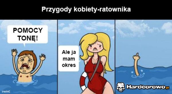 Kobieta ratownik - 1