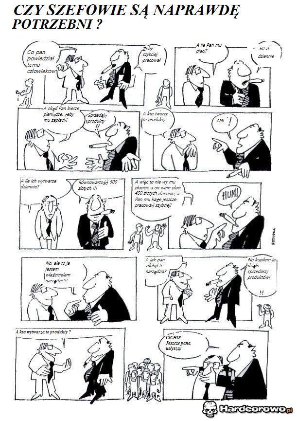 Czy szefowie są potrzebni? - 1