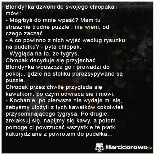 Blondynka dzwoni do swojego chłopaka - 1