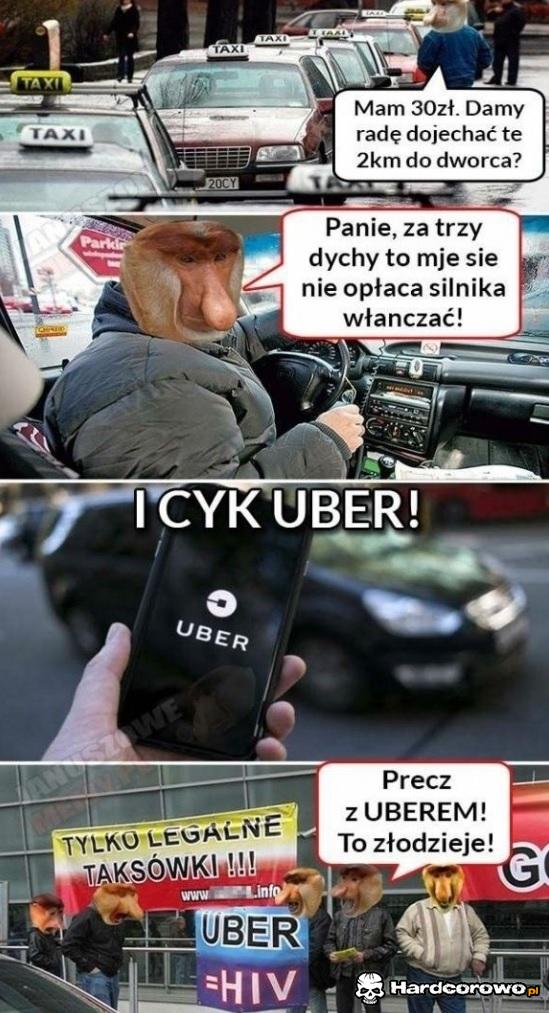 Złotówy vs uber - 1