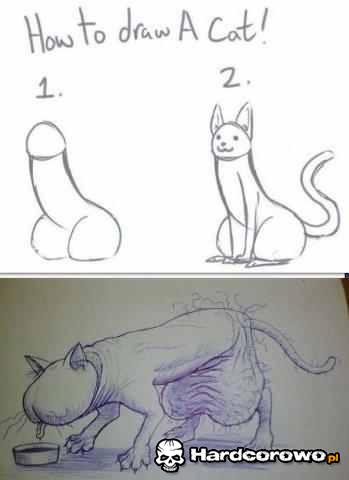 Rysowanie kota - 1