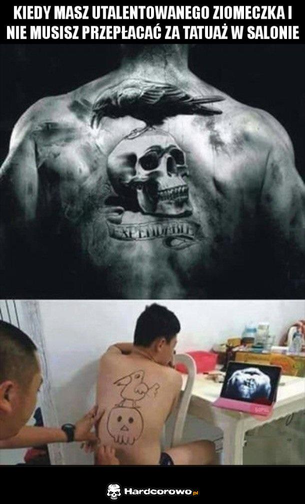 Tatuaz przez znajomego - 1