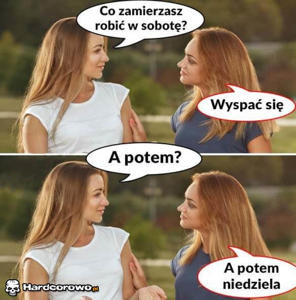Plany na sobotę - 1