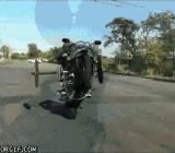 Wyciskanie na motocyklu