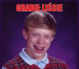 Grabił liście