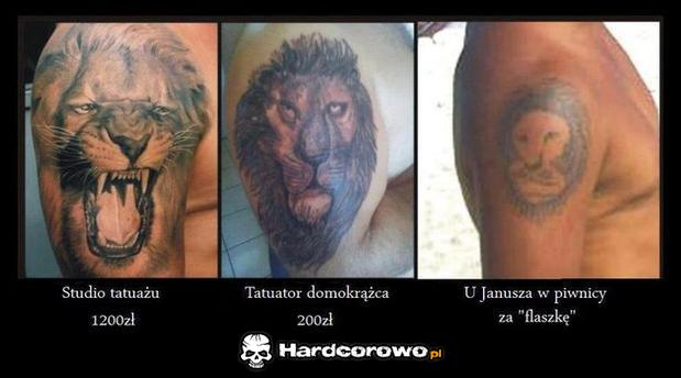 Różnica w tatuażach - 1