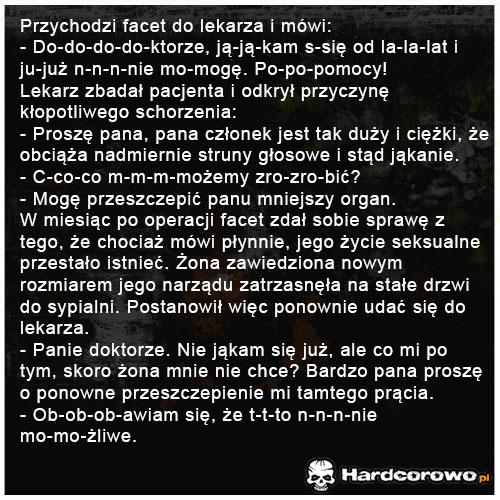 Przychodzi facet do lekarza - 1