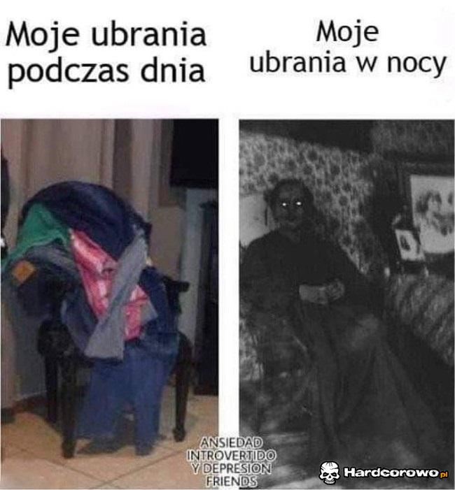 Z ubraniami w nocy tak jest - 1