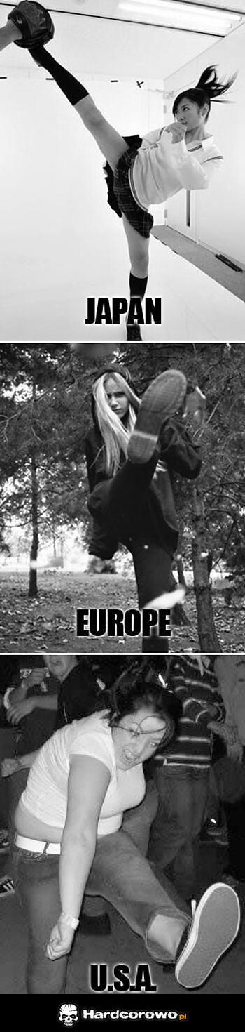 Kobiece kopnięcie - 1