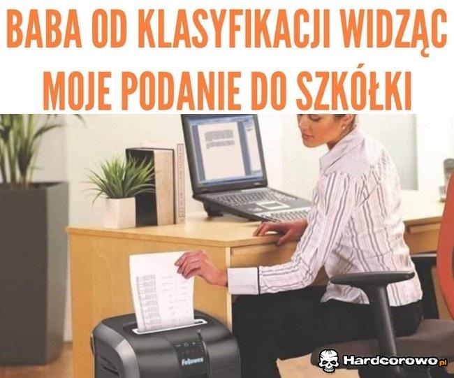 Moje podanie do szkoły - 1