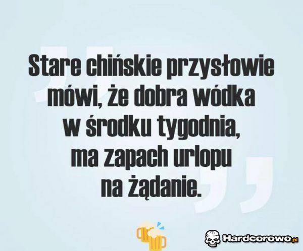Stare Chińskie przysłowie - 1