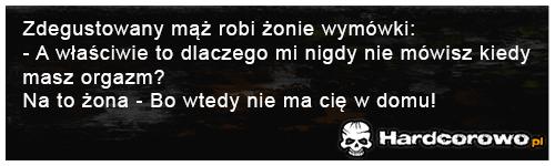 Zdegustowany mąż robi żonie wymówki - 1