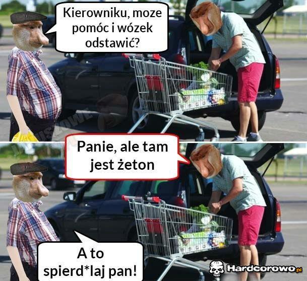Janusz pod supermarketem - 1