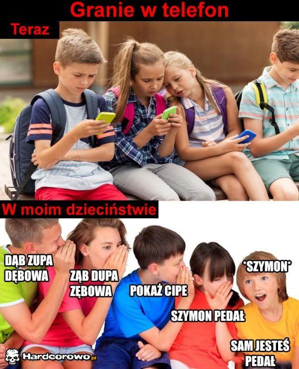 Granie w telefon - 1