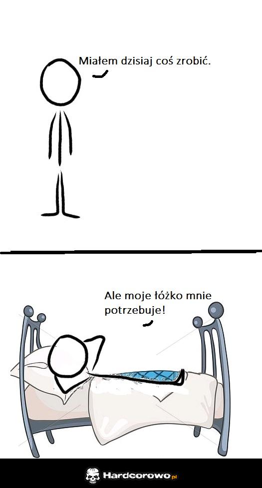 Łóżko w potrzebie - 1