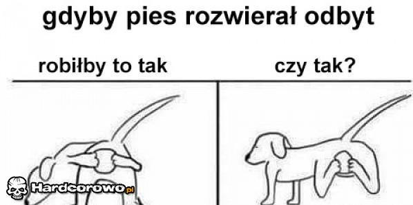 Gdyby pies rozwierał odbyt - 1