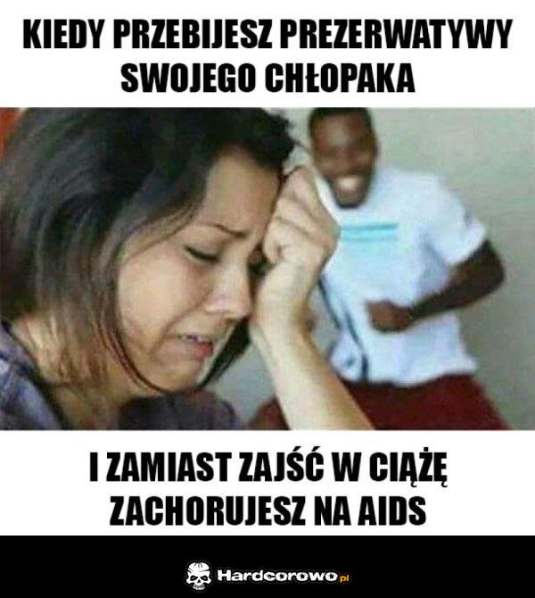 Przebita prezerwatywa - 1