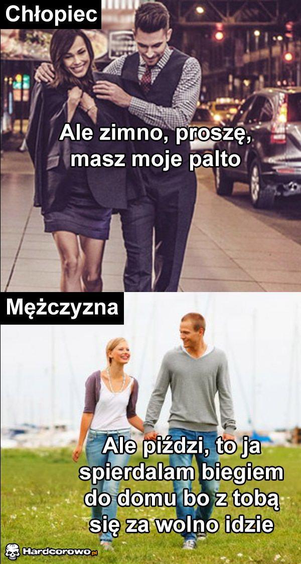 Chłopiec a mężczyzna - 1