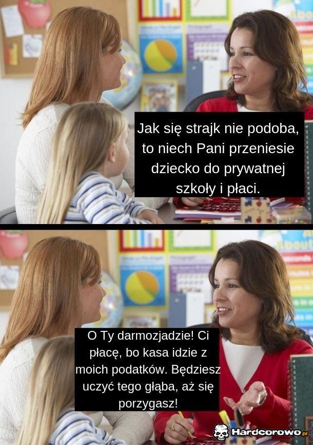 Strajk nauczycieli - 1
