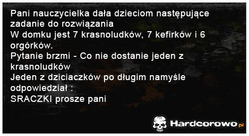 Pani nauczycielka dała dzieciom - 1