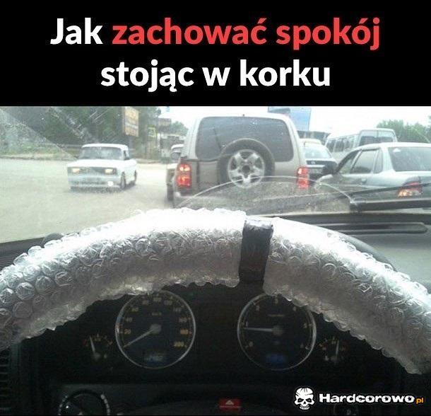 Jak zachować spokój stojąc w korku - 1