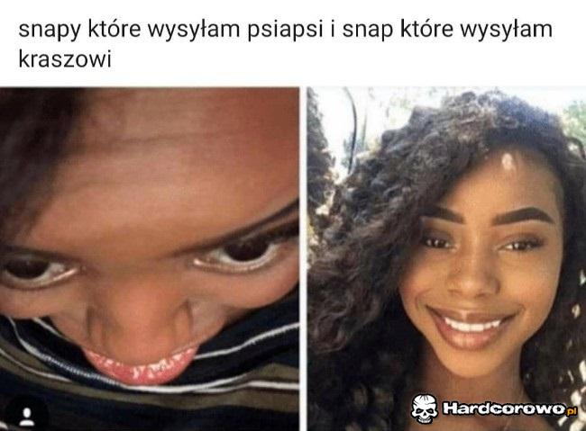 Snapy dla psiapsi vs. snapy dla krasza - 1