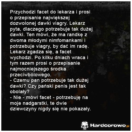 Przychodzi facet do lekarza - 1