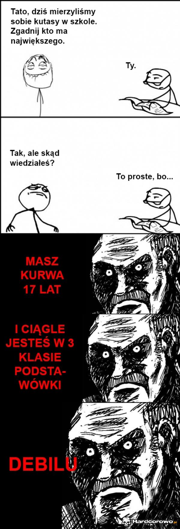 Pomiar kutasów - 1