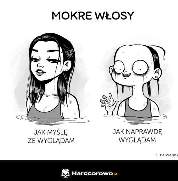 Mokre włosy - 1
