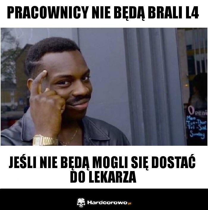 Pracownicy nie będą brali L4 - 1