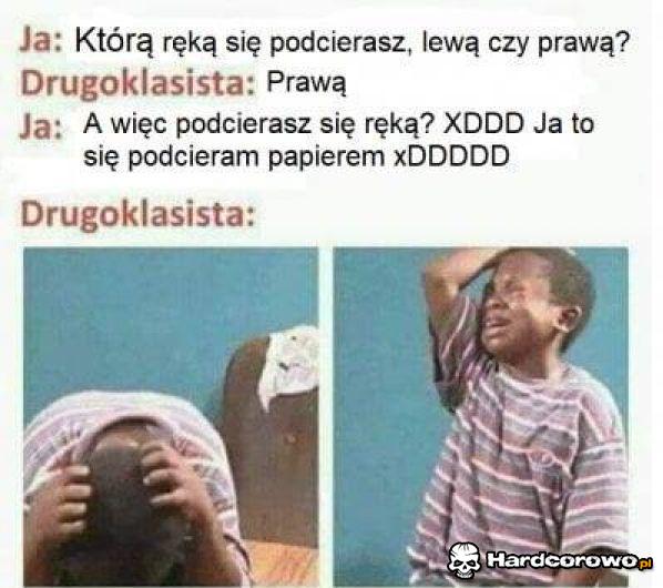 Podcieranie - 1